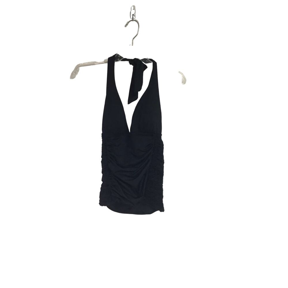 Donna Karan Black Swim‎ Top Women's Small